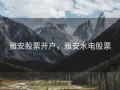 雅安股票开户，雅安水电股票
