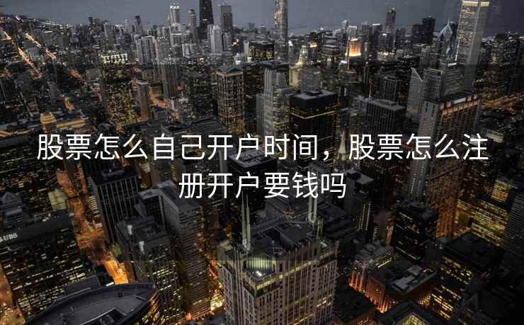 股票怎么自己开户时间，股票怎么注册开户要钱吗