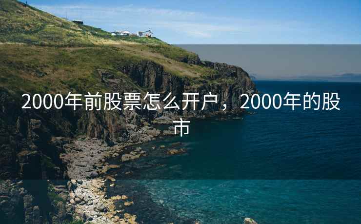 2000年前股票怎么开户，2000年的股市